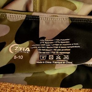 ZYIA cropped camo leggings